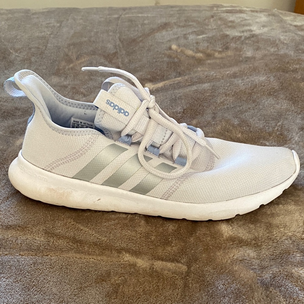 Adidas Light Gray Athletic Shoes